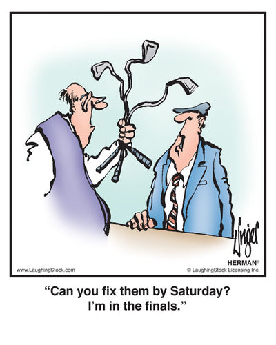 Can you ﬁx them by Saturday? I’m in the ﬁnals.