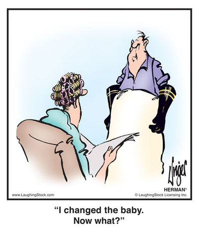I changed the baby. Now what?