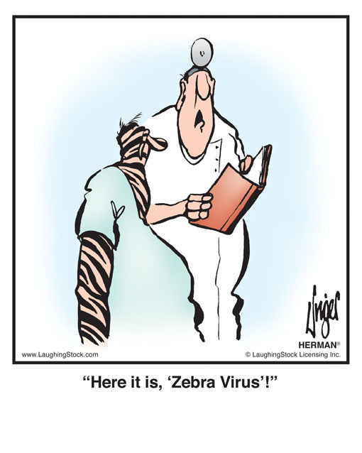 Here it is, ‘Zebra Virus’!