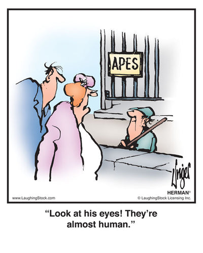 Look at his eyes! They’re almost human.