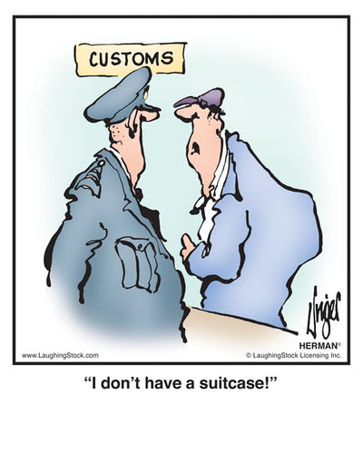 I don’t have a suitcase!