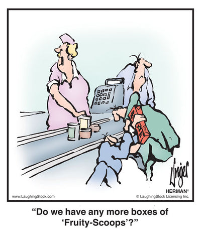 Do we have any more boxes of ‘Fruity-Scoops’?