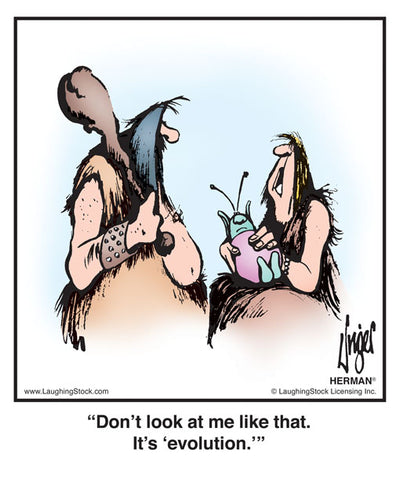 Don’t look at me like that. It’s ‘evolution.’