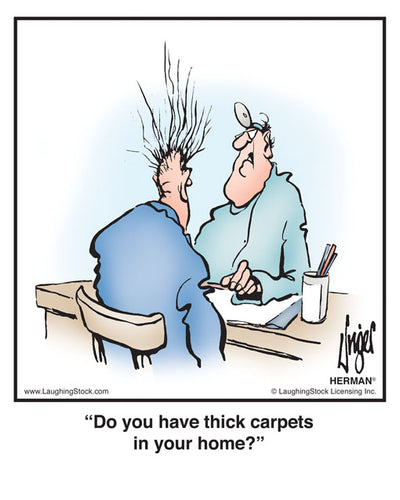 Do you have thick carpets in your home?