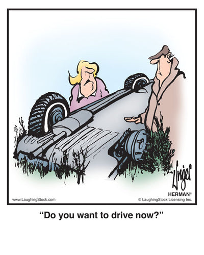 Do you want to drive now?