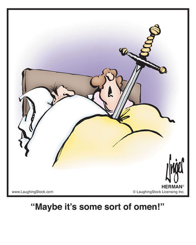 Maybe it’s some sort of omen!