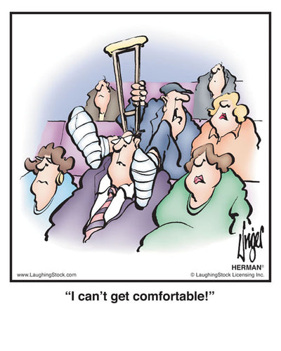 I can’t get comfortable!