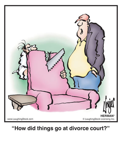 How did things go at divorce court?