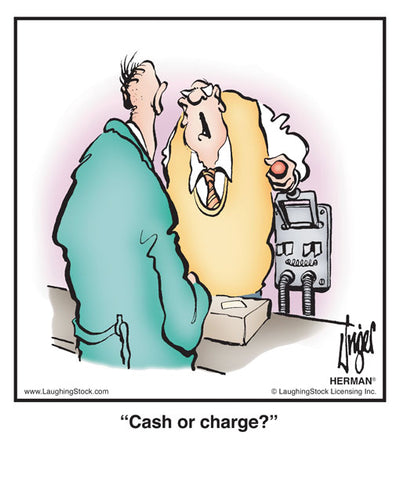 Cash or charge?