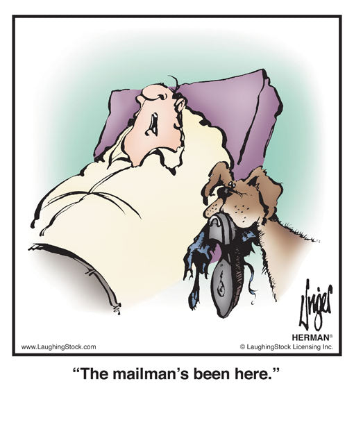 The mailman’s been here.
