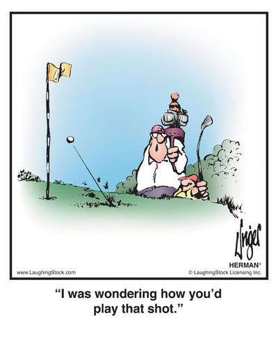 I was wondering how you’d play that shot.