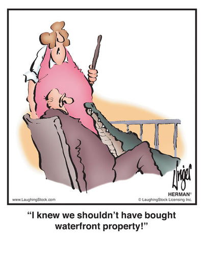 I knew we shouldn’t have bought waterfront property!