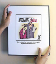 Load image into Gallery viewer, Old George has been with the company 38 years. Do I hear $30?