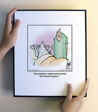 Load image into Gallery viewer, He jumped a motorcycle across the Grand Canyon.