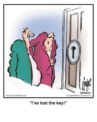 I’ve lost the key!