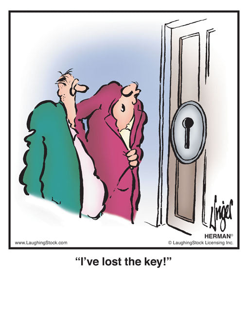 I’ve lost the key!
