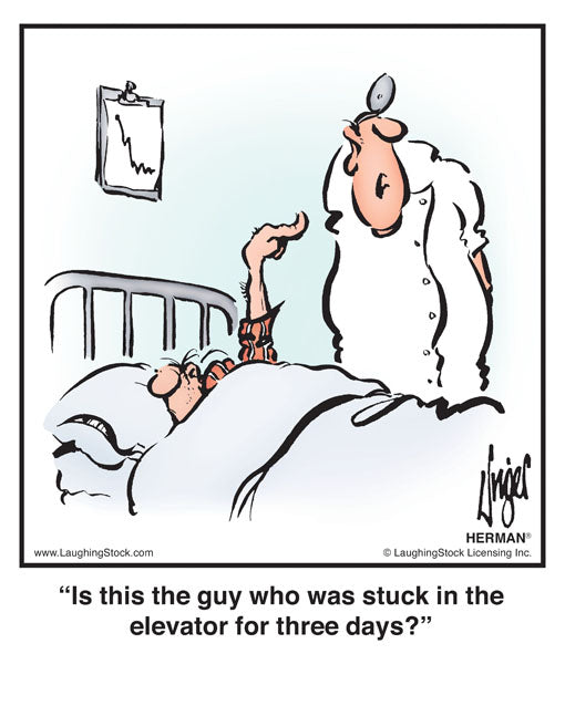 Is this the guy who was stuck in the elevator for three days?