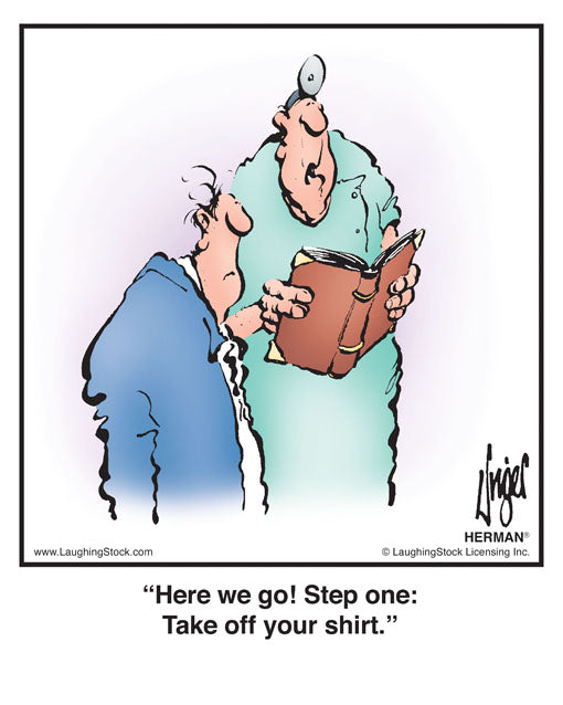 Here we go! Step one: Take off your shirt.