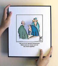 Load image into Gallery viewer, We’re on our second honeymoon. Make sure our rooms are not too close together.