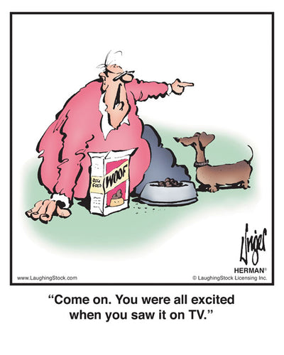 Come on. You were all excited when you saw it on TV.