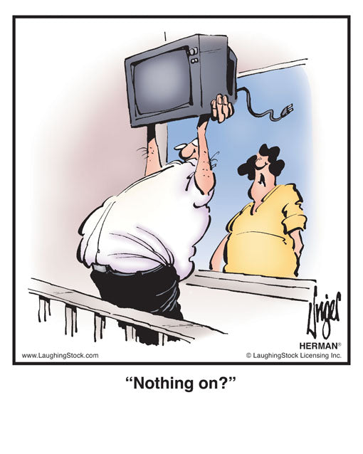 Nothing on?