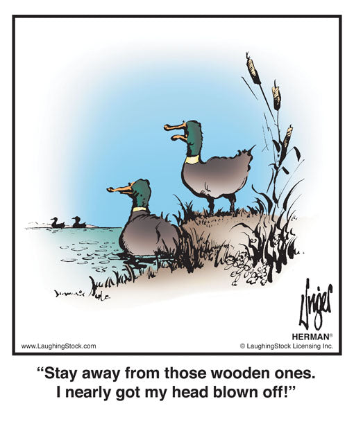Stay away from those wooden ones. I nearly got my head blown off!