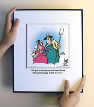 Load image into Gallery viewer, We got a nice postcard from those little green guys in the U.F.O.