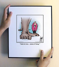 Load image into Gallery viewer, Table for two… name of ‘Kong.’