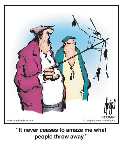 It never ceases to amaze me what people throw away.