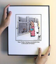 Load image into Gallery viewer, Dear Pinkie: Having a wonderful time in the south of France.