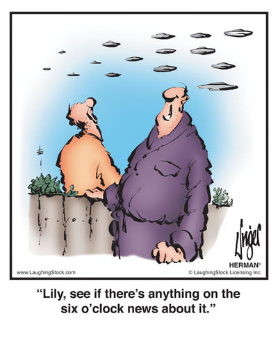 Lily, see if there’s anything on the six o’clock news about it.