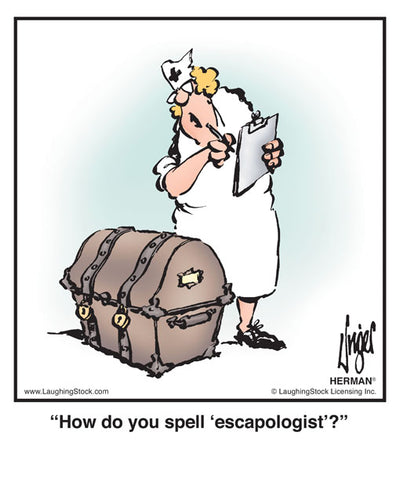 How do you spell ‘escapologist’?
