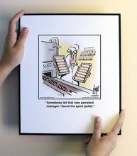 Load image into Gallery viewer, Somebody tell that new assistant manager I found his sport jacket.