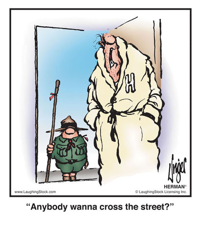 Anybody wanna cross the street?