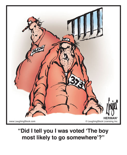 Did I tell you I was voted ‘The boy most likely to go somewhere’?