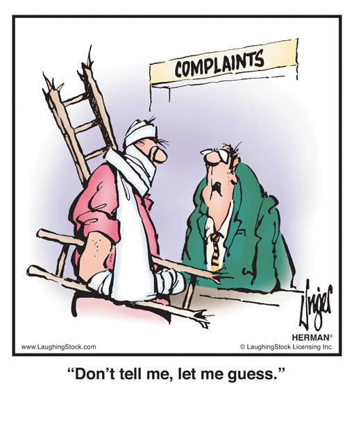 Don’t tell me, let me guess.