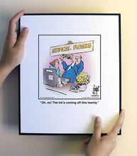 Load image into Gallery viewer, Oh, no! The ink’s coming off this twenty.