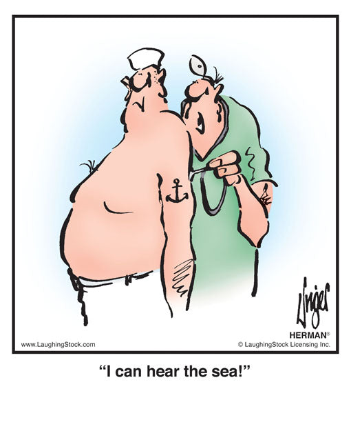 I can hear the sea!