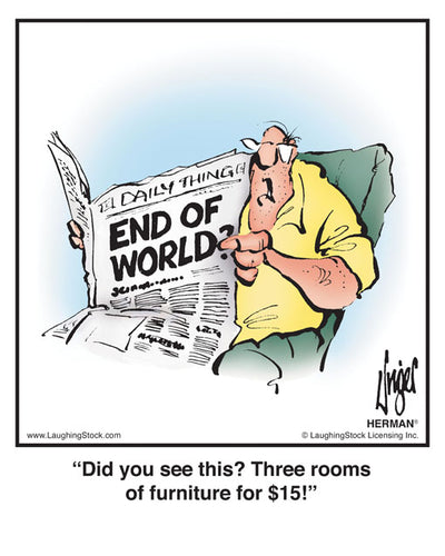 Did you see this? Three rooms of furniture for $15!