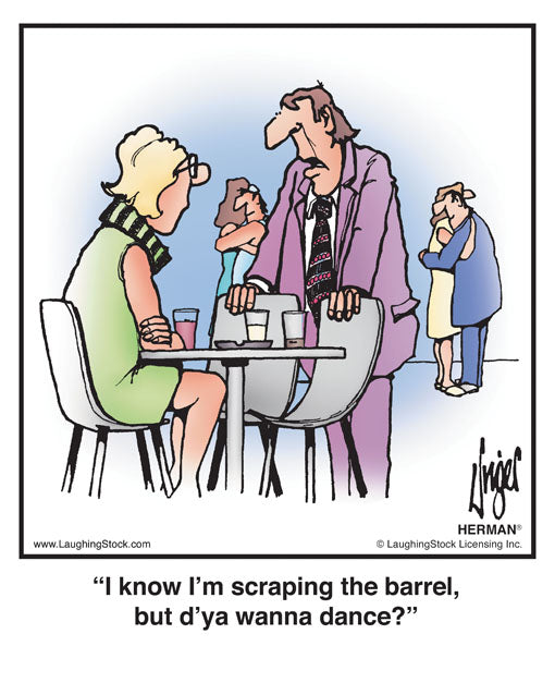 I know I’m scraping the barrel, but d’ya wanna dance?