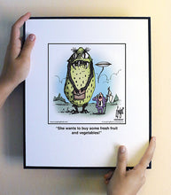 Load image into Gallery viewer, She wants to buy some fresh fruit and vegetables!