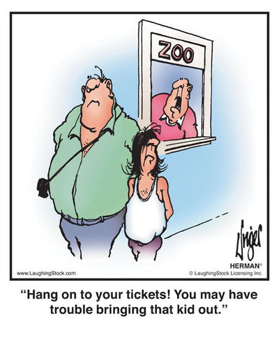 Hang on to your tickets! You may have trouble bringing that kid out.