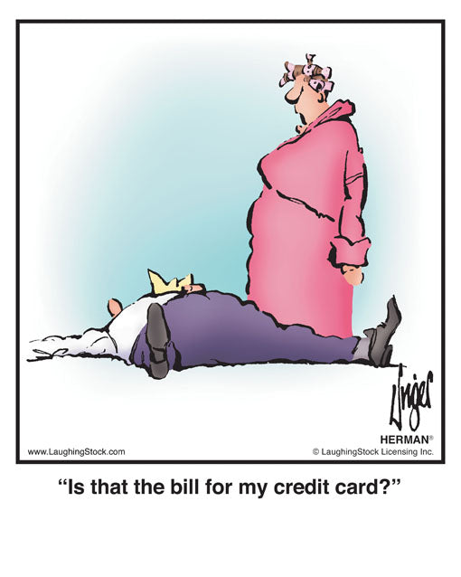 Is that the bill for my credit card?