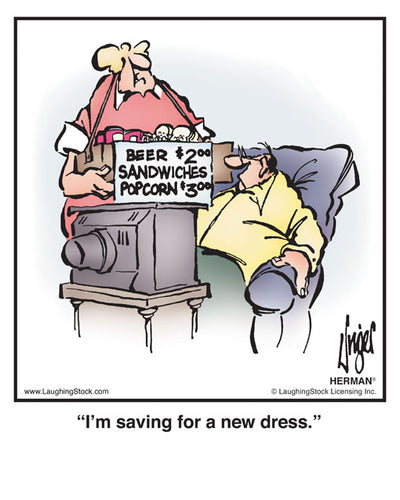 I’m saving for a new dress.