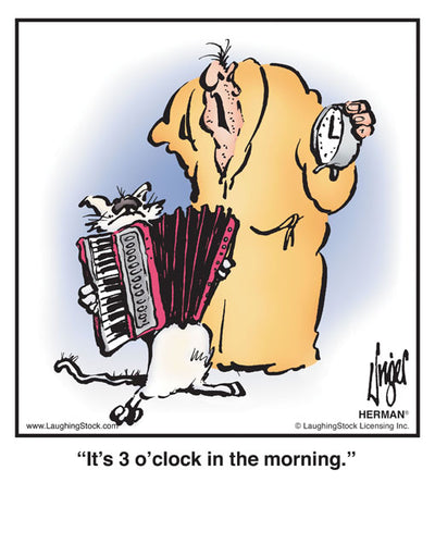 It’s 3 o’clock in the morning.