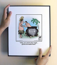 Load image into Gallery viewer, Okay, you wanna play rough… gimme the beads back!