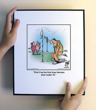 Load image into Gallery viewer, This’ll be the first time Herman shot under 70.