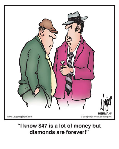 I know $47 is a lot of money but diamonds are forever!