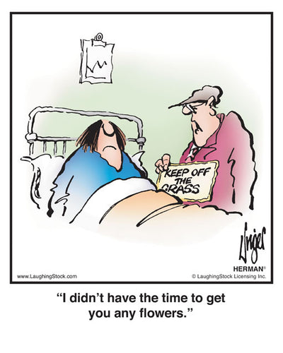 I didn’t have the time to get you any flowers.