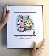 Load image into Gallery viewer, How do you stop the beans from sliding into the toaster?